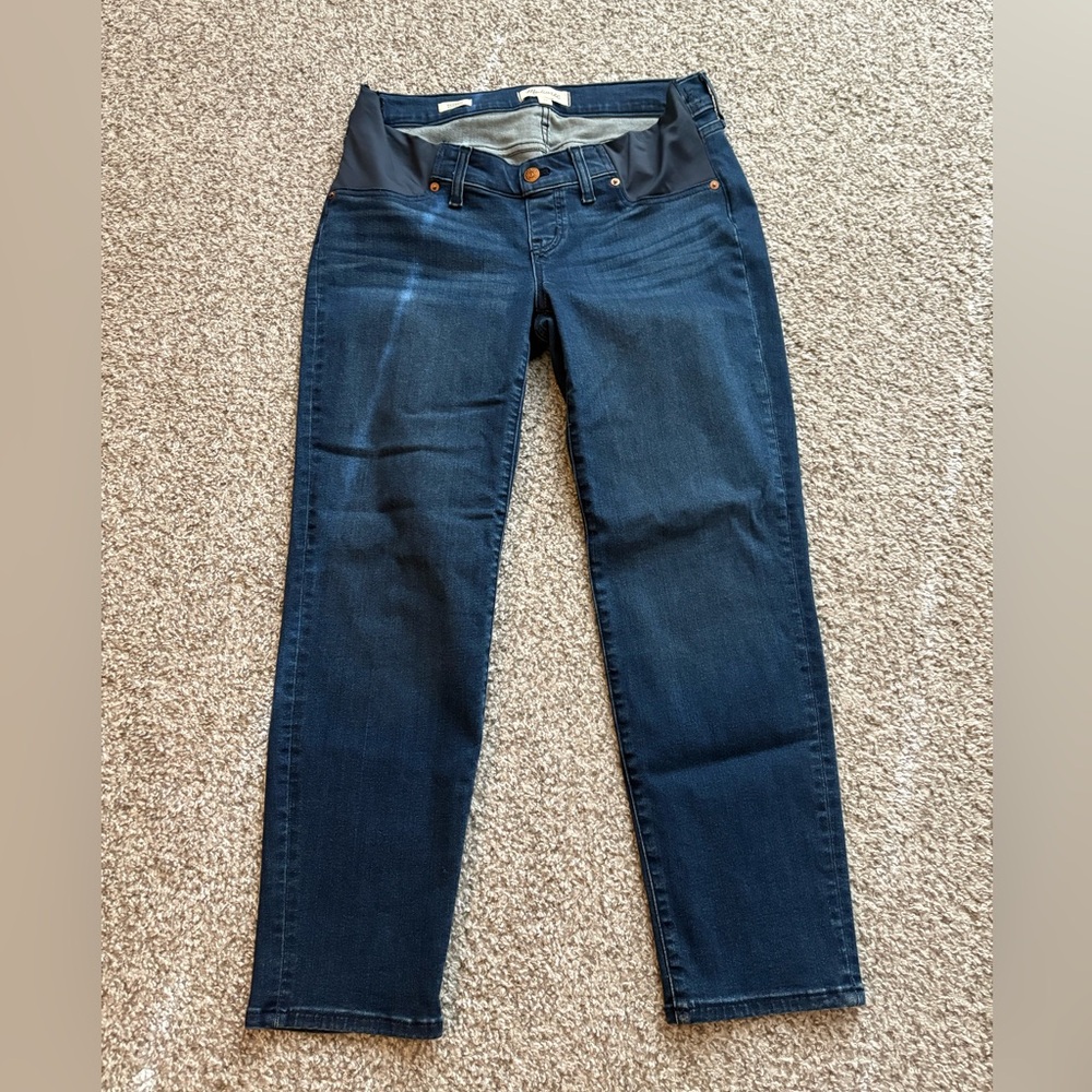 Madewell The Maternity Side-Panel Stovepipe Jeans Size 29 Adjustable Waist